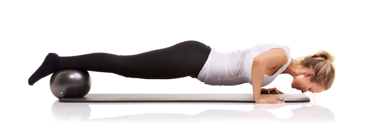 Woman doing plank